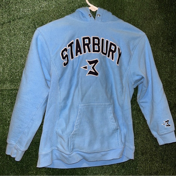 Vintage Other - vintage Y2K Stephon Marbury Starbury Blue Hoodie YOUTH L NBA China Timberwolves